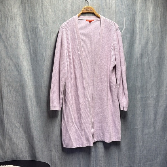 Joe fresh Lavender Open-Front Cardigan Sweater size 1X - Picture 1 of 8